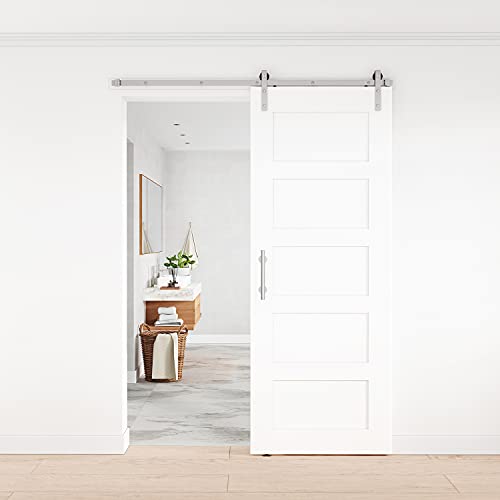 WINSOON 12-Pack Double-Sided Sliding Barn Door Handle Kit, Stainless Steel