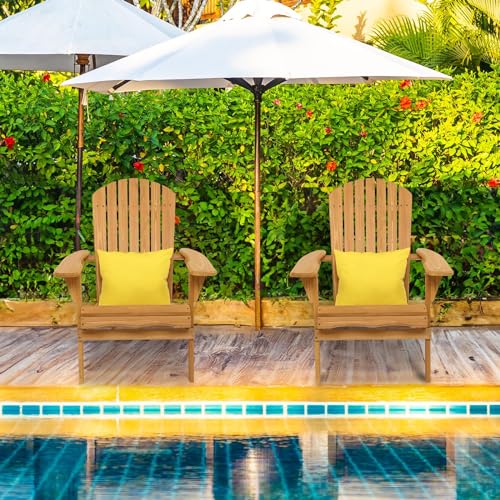 VINGLI Set of 4 Weather-Resistant Adirondack Chairs for Lawn and Fire Pit